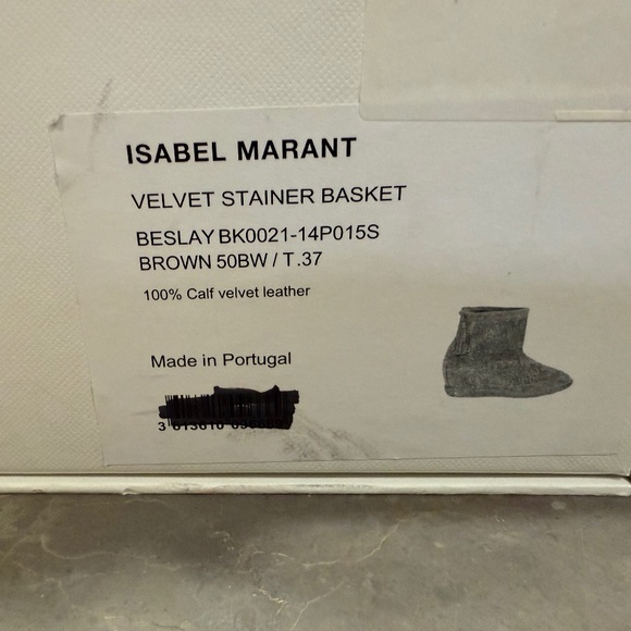 Isabel Marant Beslay Suede Tassel Wedge Ankle Boot, 37 - Picture 6 of 13